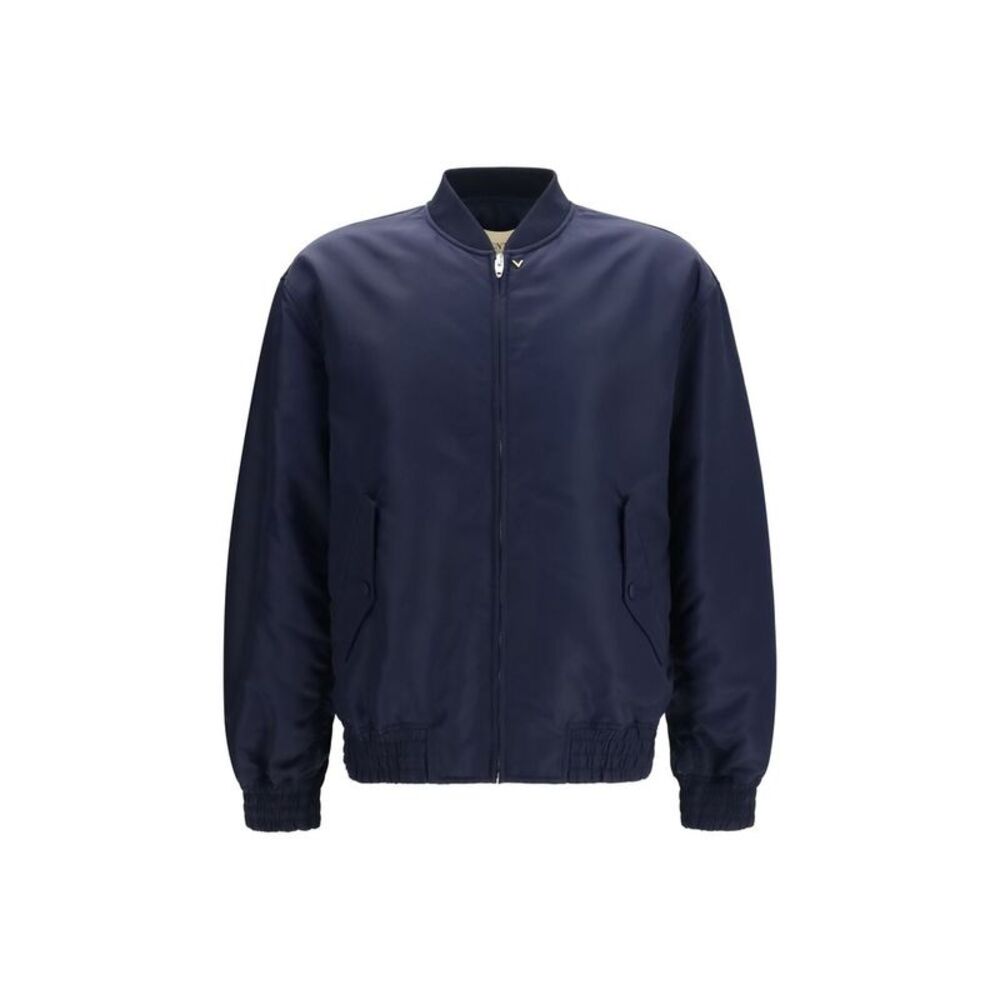 Valentino Garavani Blue Polyamide Men's Bomber